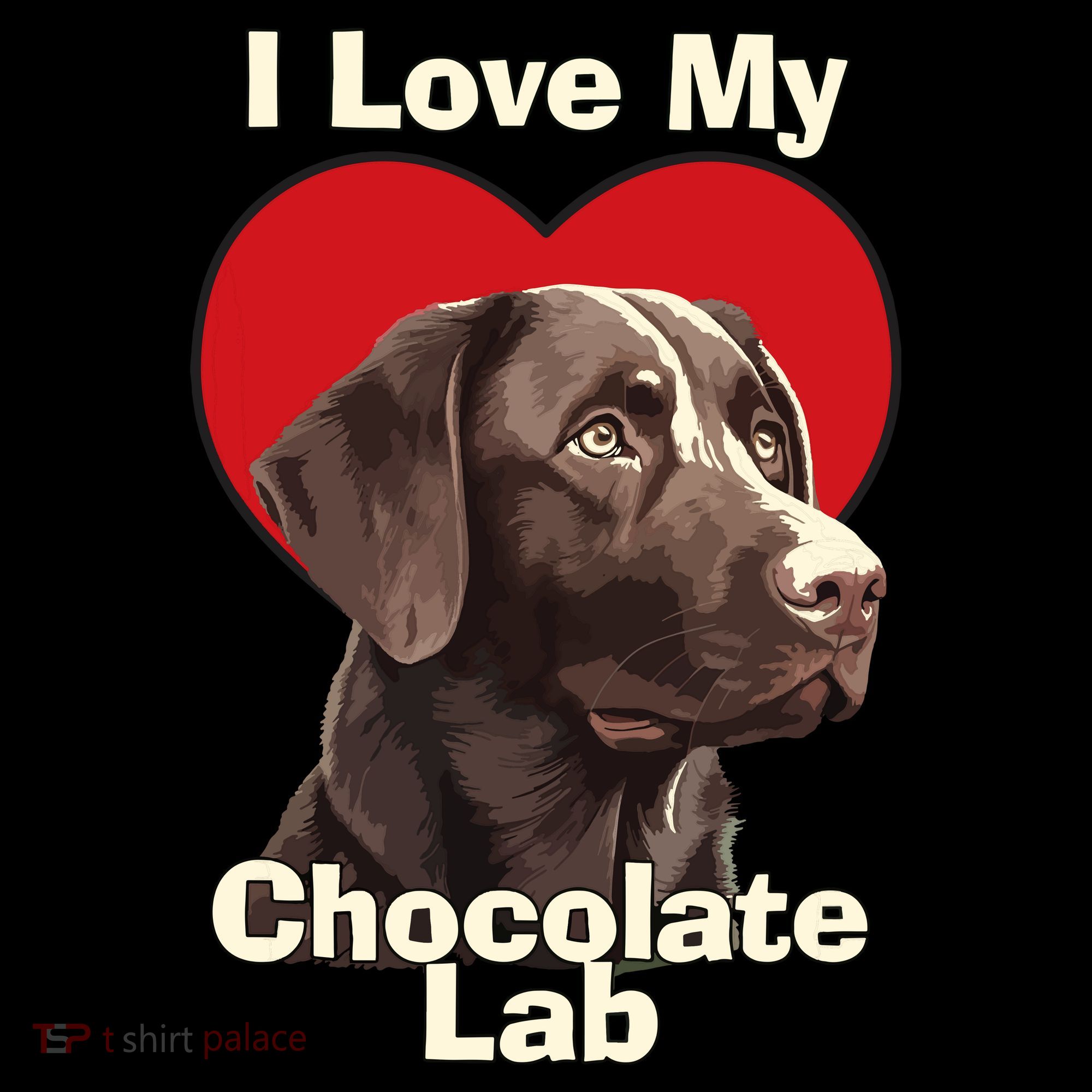 I Love My Chocolate Lab Chocolate Labrador Puppy Dog Coffee Mug