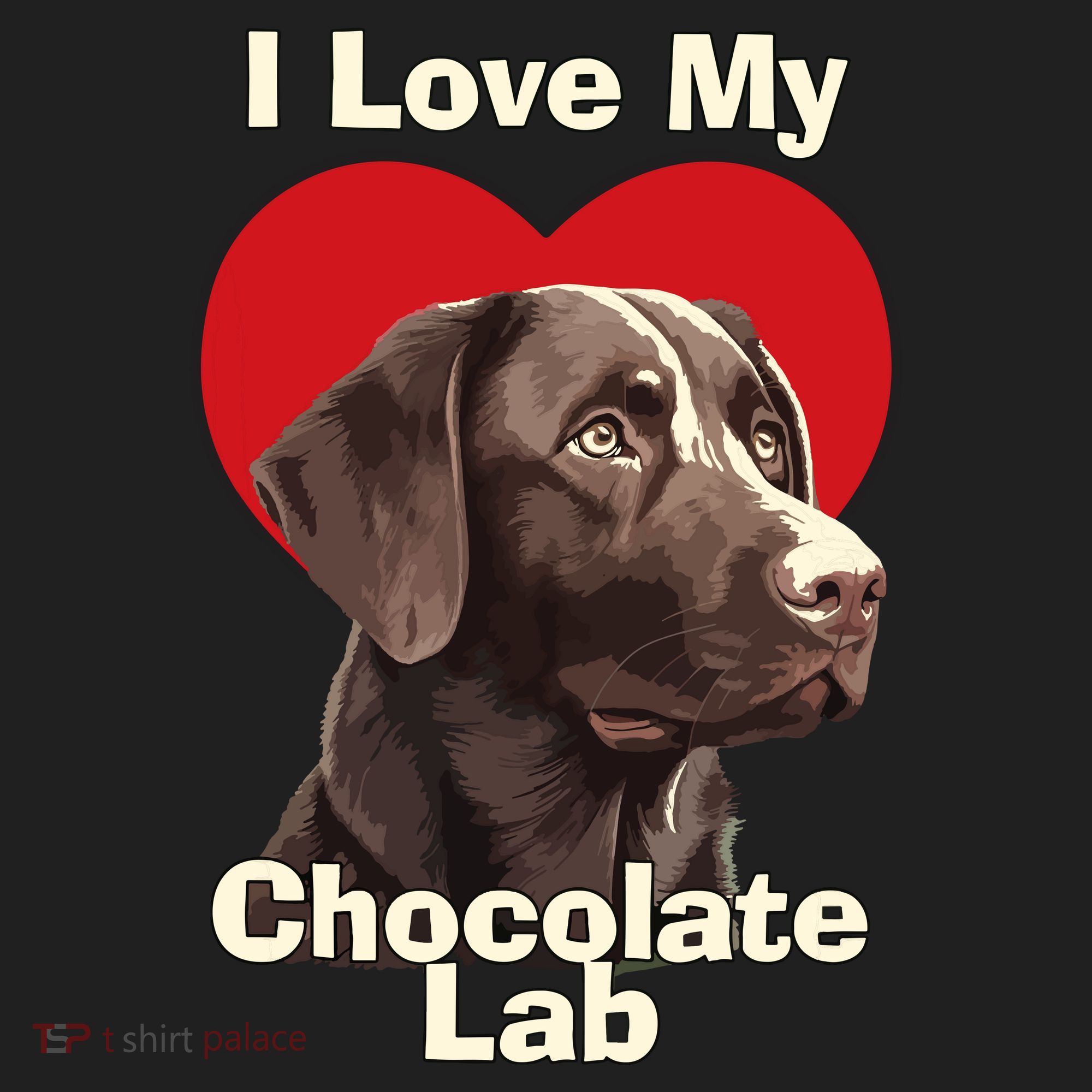 I Love My Chocolate Lab Chocolate Labrador Puppy Dog Hat