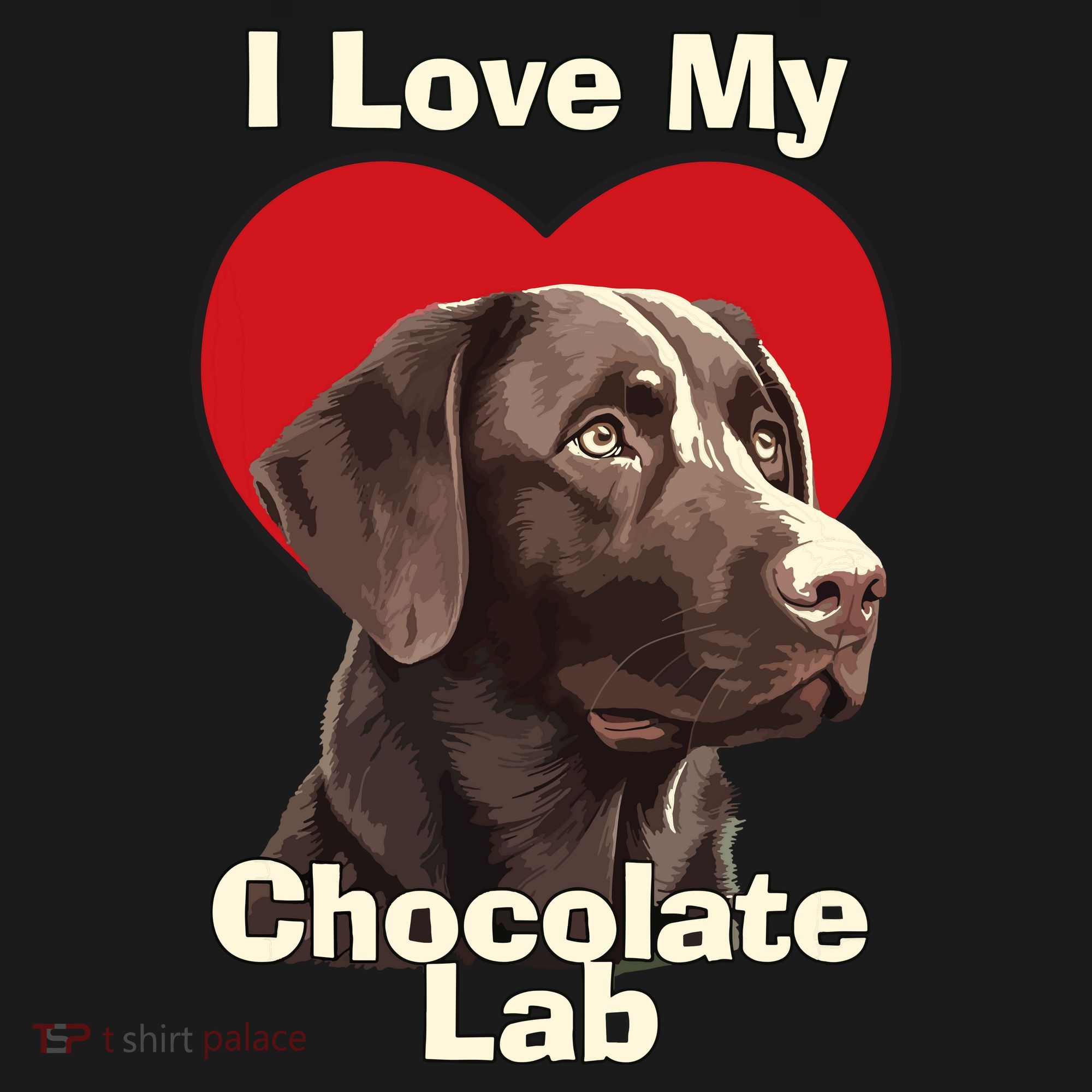 I Love My Chocolate Lab Chocolate Labrador Puppy Dog Visor