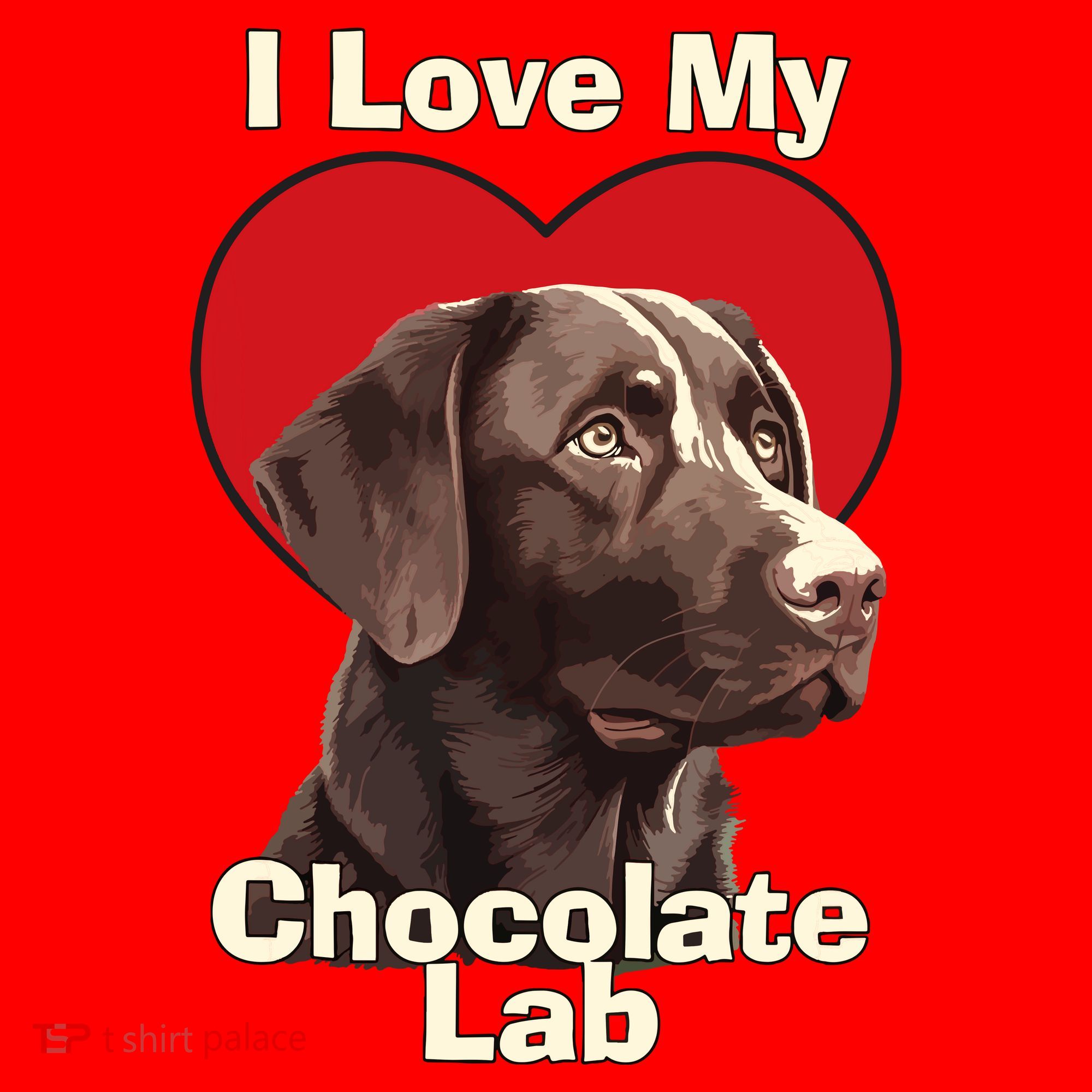 I Love My Chocolate Lab Chocolate Labrador Puppy Dog Santa Hat