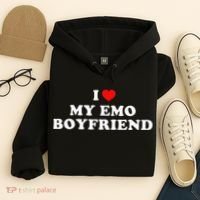 I Love My Emo Boyfriend Hoodie thumb 4