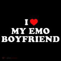 I Love My Emo Boyfriend Women's Hoodie thumb 2