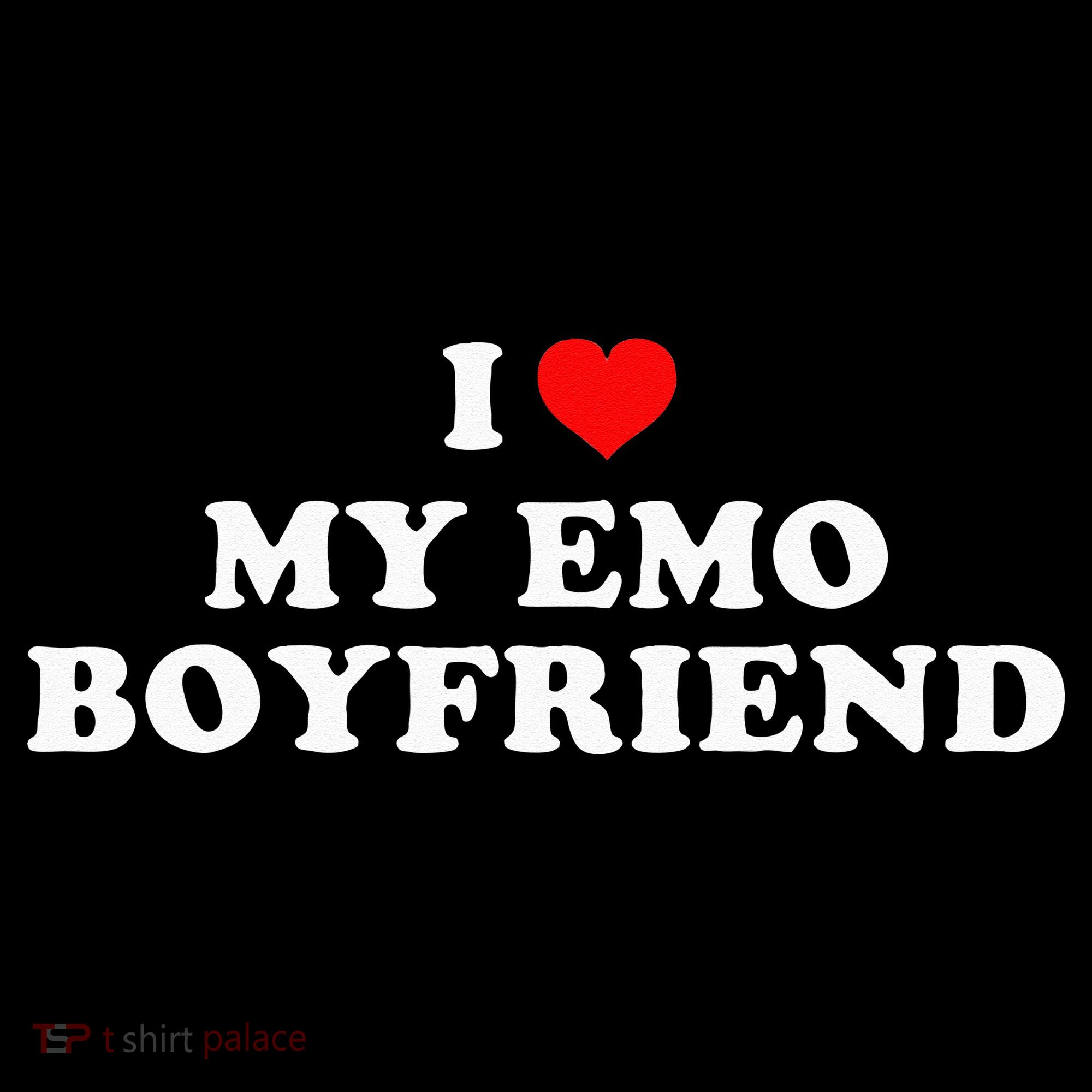 I Love My Emo Boyfriend Toddler T-Shirt