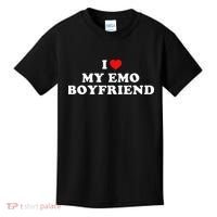 I Love My Emo Boyfriend Kids T-Shirt thumb 0