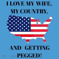 I LOVE MY WIFE, MY COUNTRY, AND GETTING PEGGED!  Tie Dye Hoodie thumb 2