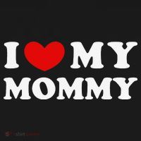 I Love My Mommy I Heart My Mommy Kids T-Shirt thumb 4