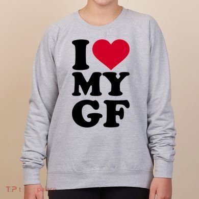 I Love My GF Girlfriend Women's Sweatshirt