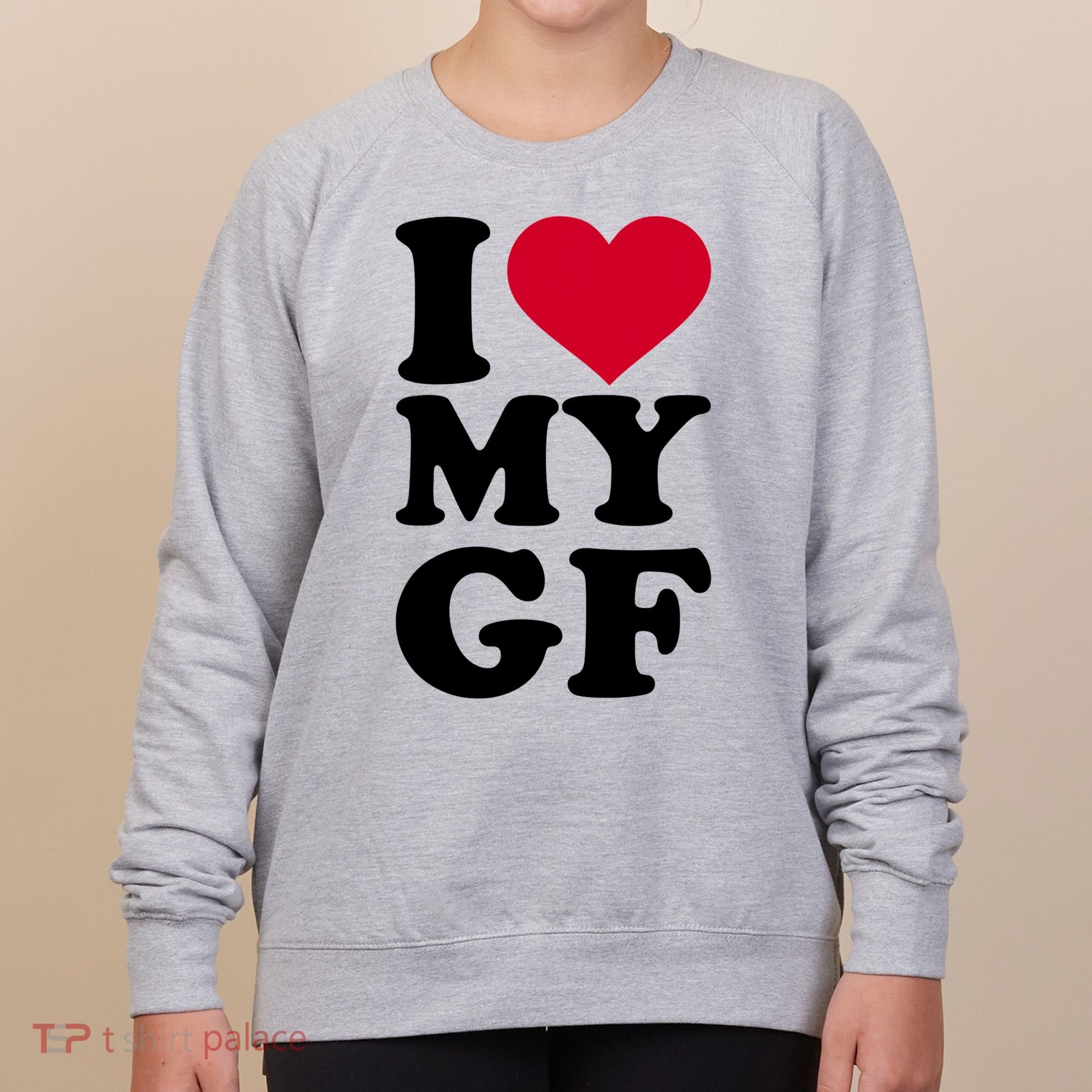 I Love My GF Girlfriend Women's Sweatshirt