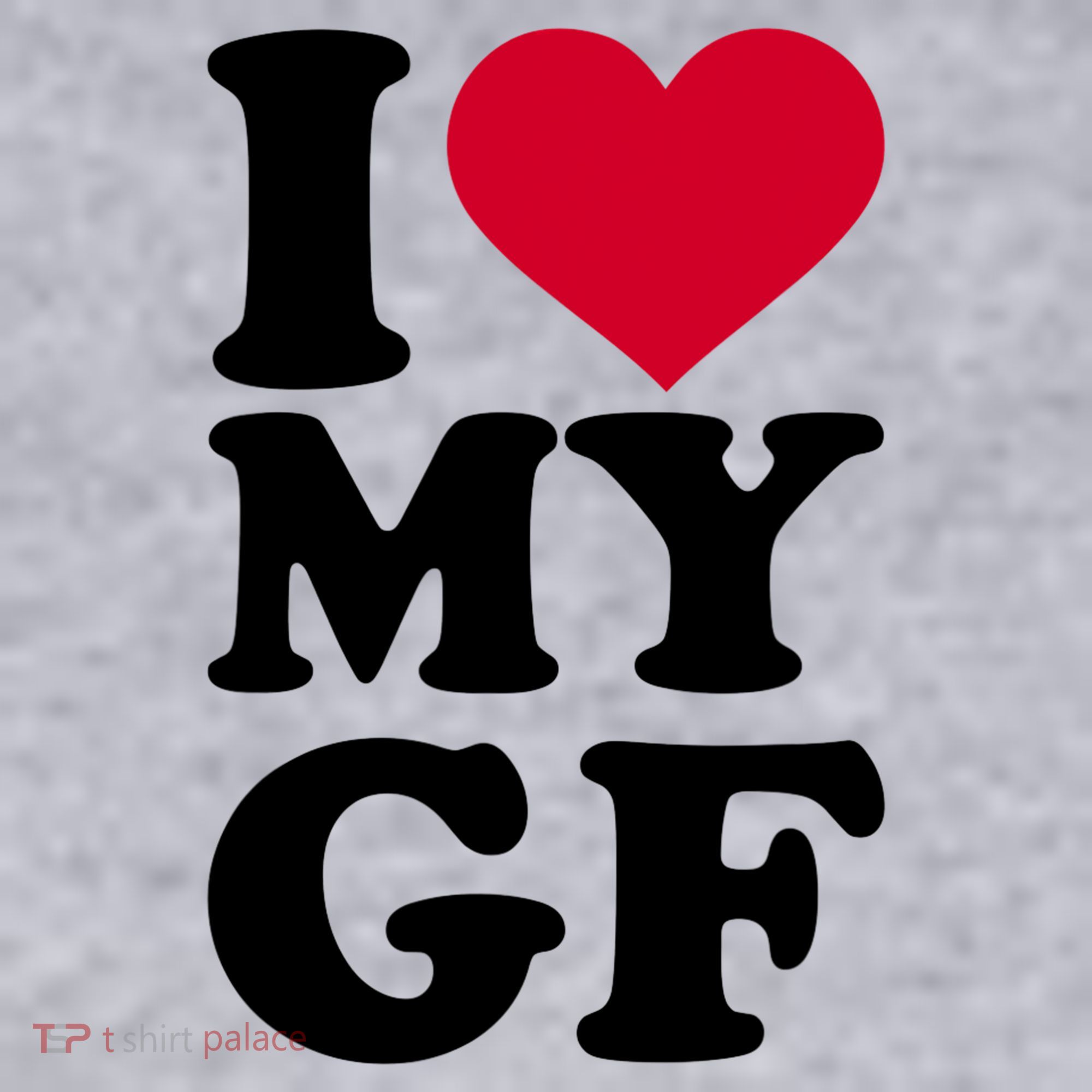 I Love My GF Girlfriend Women's Sweatshirt