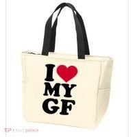 I Love My GF Girlfriend Tote Bag thumb 3