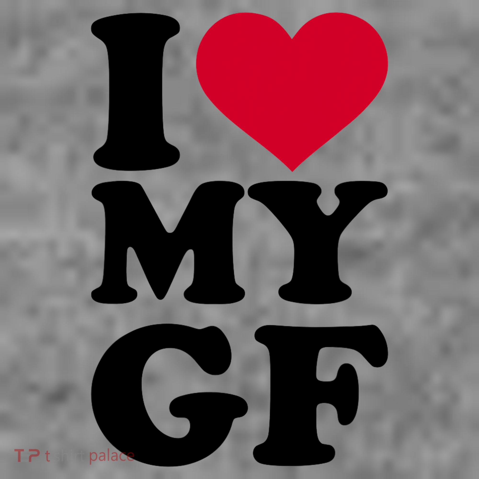 I Love My GF Girlfriend Toddler Hoodie