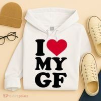 I Love My GF Girlfriend Hoodie thumb 4