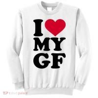 I Love My GF Girlfriend Sweatshirt thumb 0