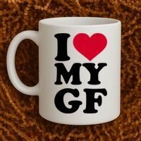 I Love My GF Girlfriend Coffee Mug thumb 2