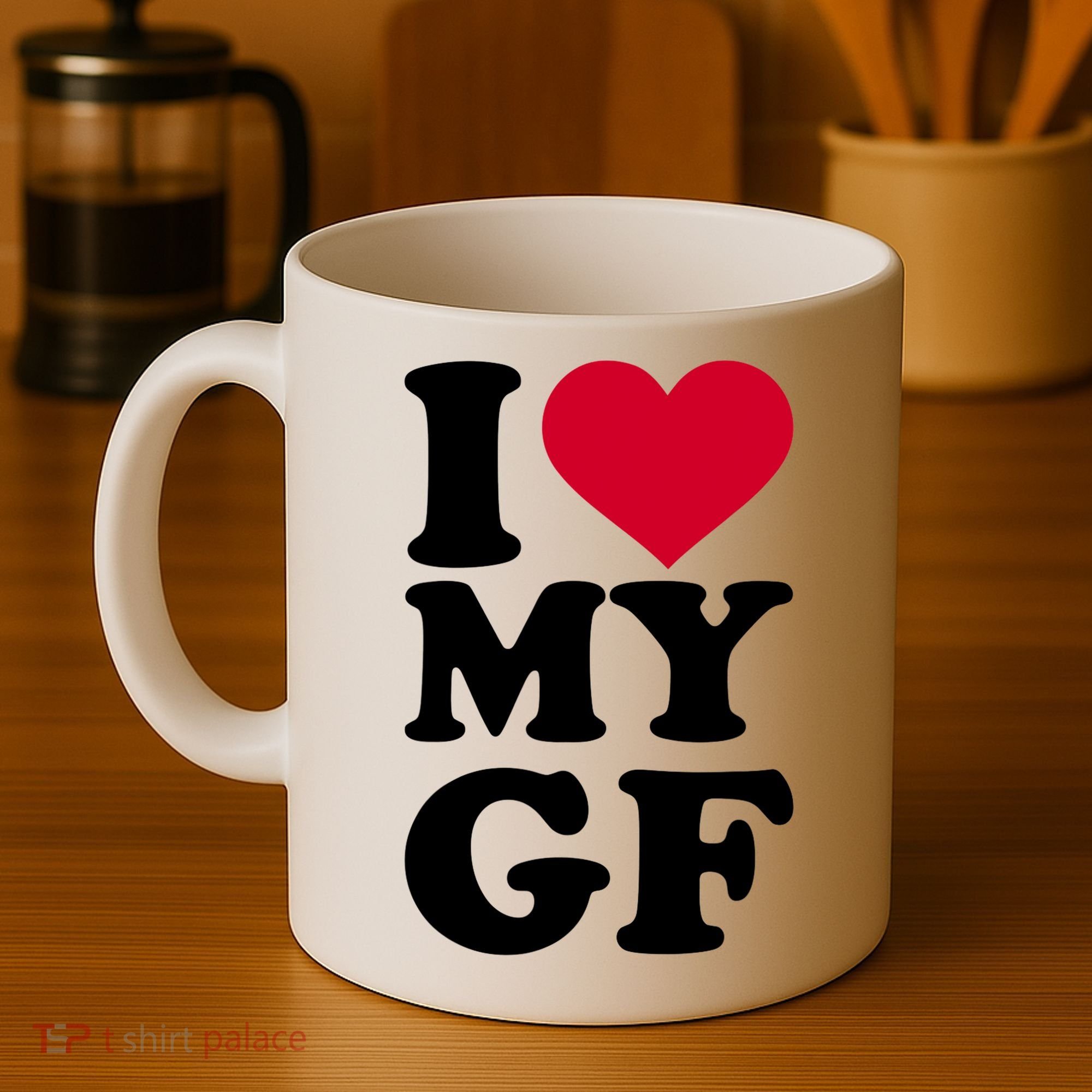 I Love My GF Girlfriend Coffee Mug