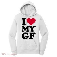 I Love My GF Girlfriend Women's Hoodie thumb 0