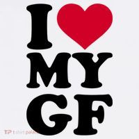 I Love My GF Girlfriend Women's Hoodie thumb 2