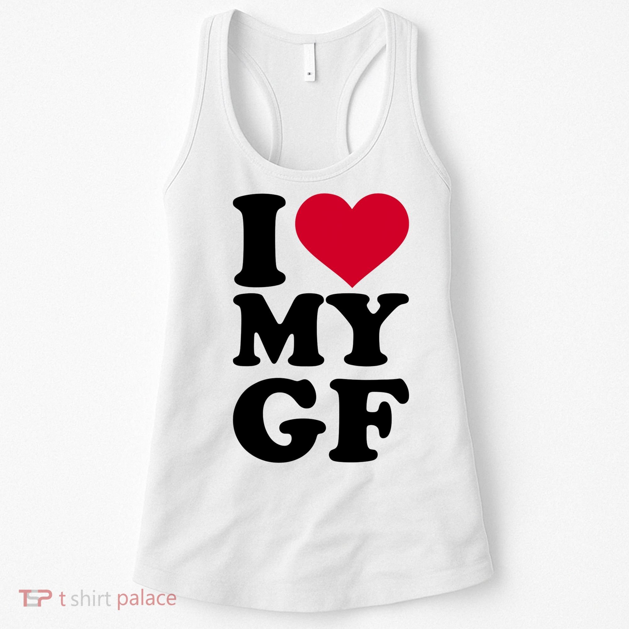 I Love My GF Girlfriend Women's Tank Top