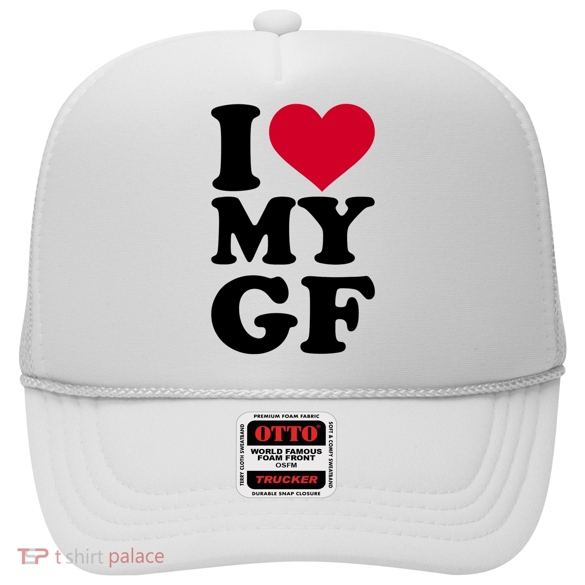 I Love My GF Girlfriend Hat