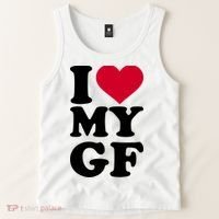 I Love My GF Girlfriend Tank Top thumb 2