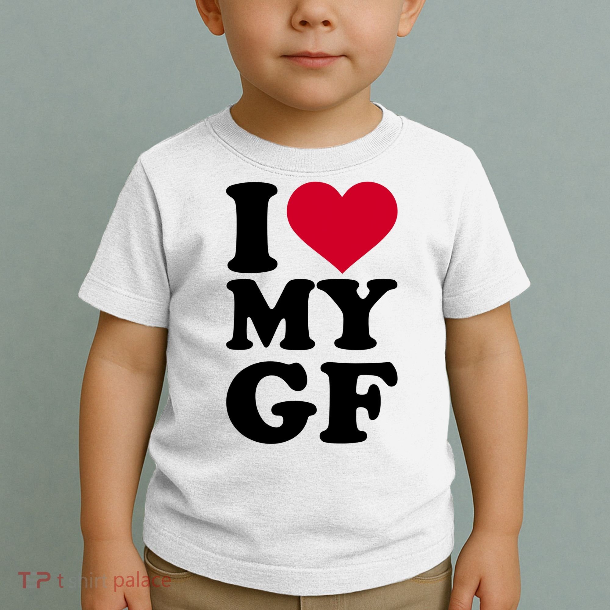 I Love My GF Girlfriend Toddler T-Shirt