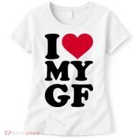 I Love My GF Girlfriend Women's T-Shirt thumb 0