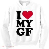 I Love My GF Girlfriend Kids Sweatshirt thumb 0