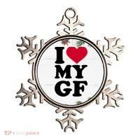 I Love My GF Girlfriend Ornament thumb 0