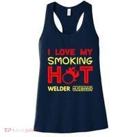 I Love My Smoking Hot Welder Husband Women's Tank Top thumb 0