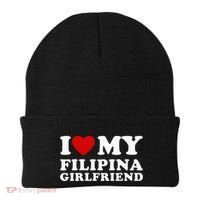 I Love My Filipina Girlfriend Beanie thumb 0