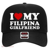 I Love My Filipina Girlfriend Hat thumb 0