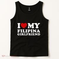 I Love My Filipina Girlfriend Tank Top thumb 2