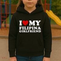 I Love My Filipina Girlfriend Kids Hoodie thumb 3