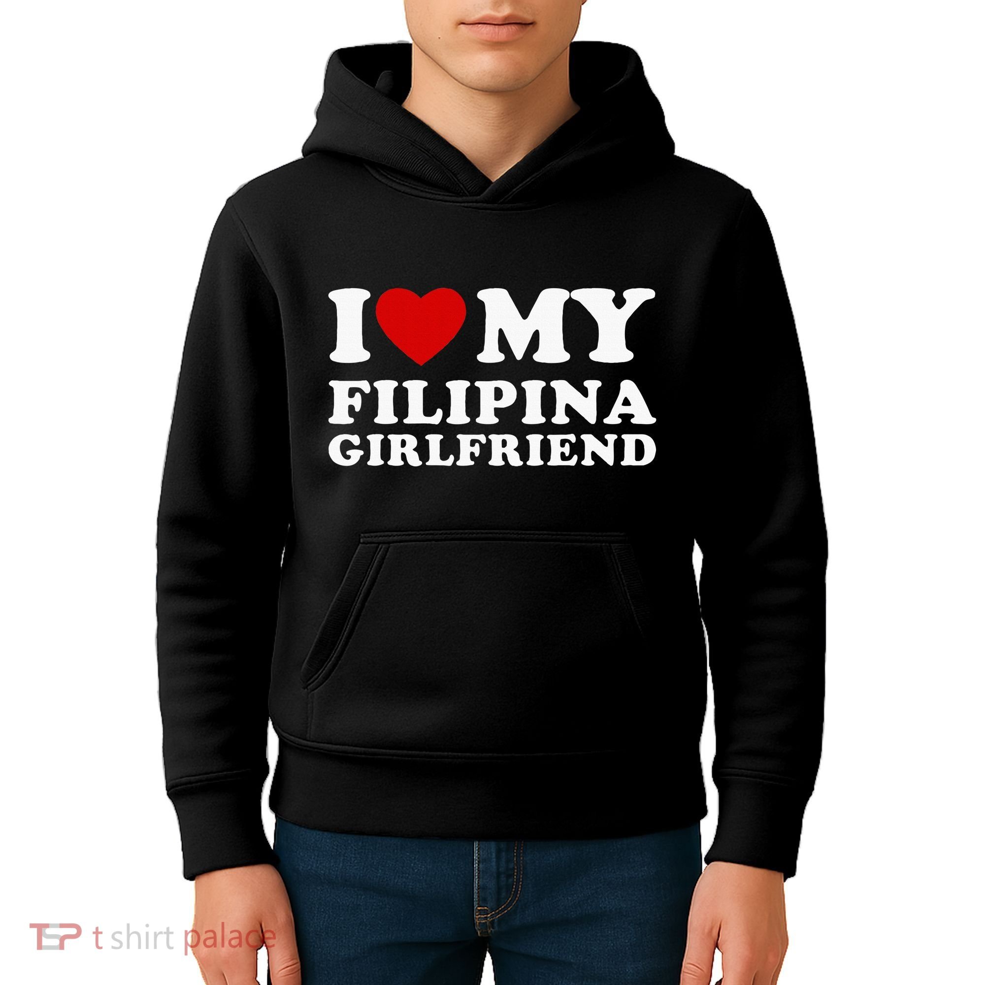 I Love My Filipina Girlfriend Kids Hoodie