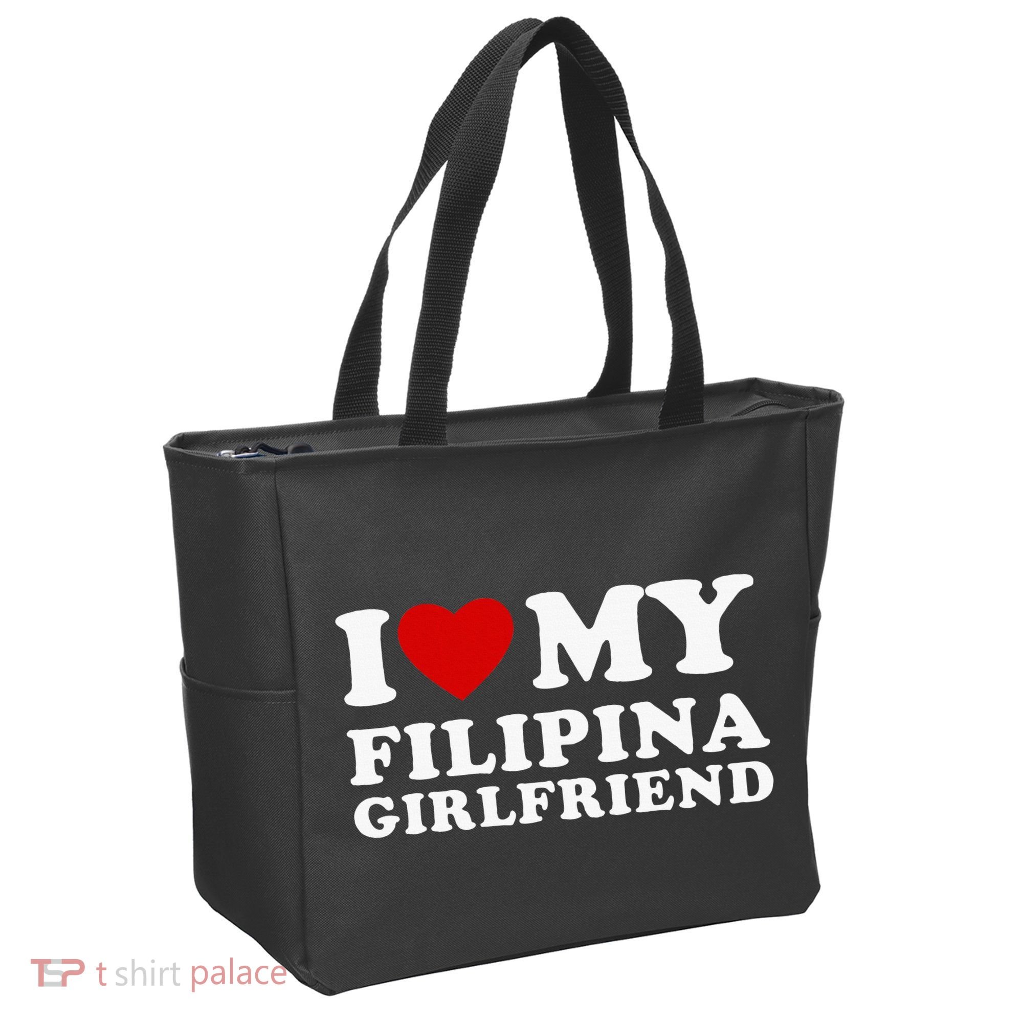 I Love My Filipina Girlfriend Tote Bag