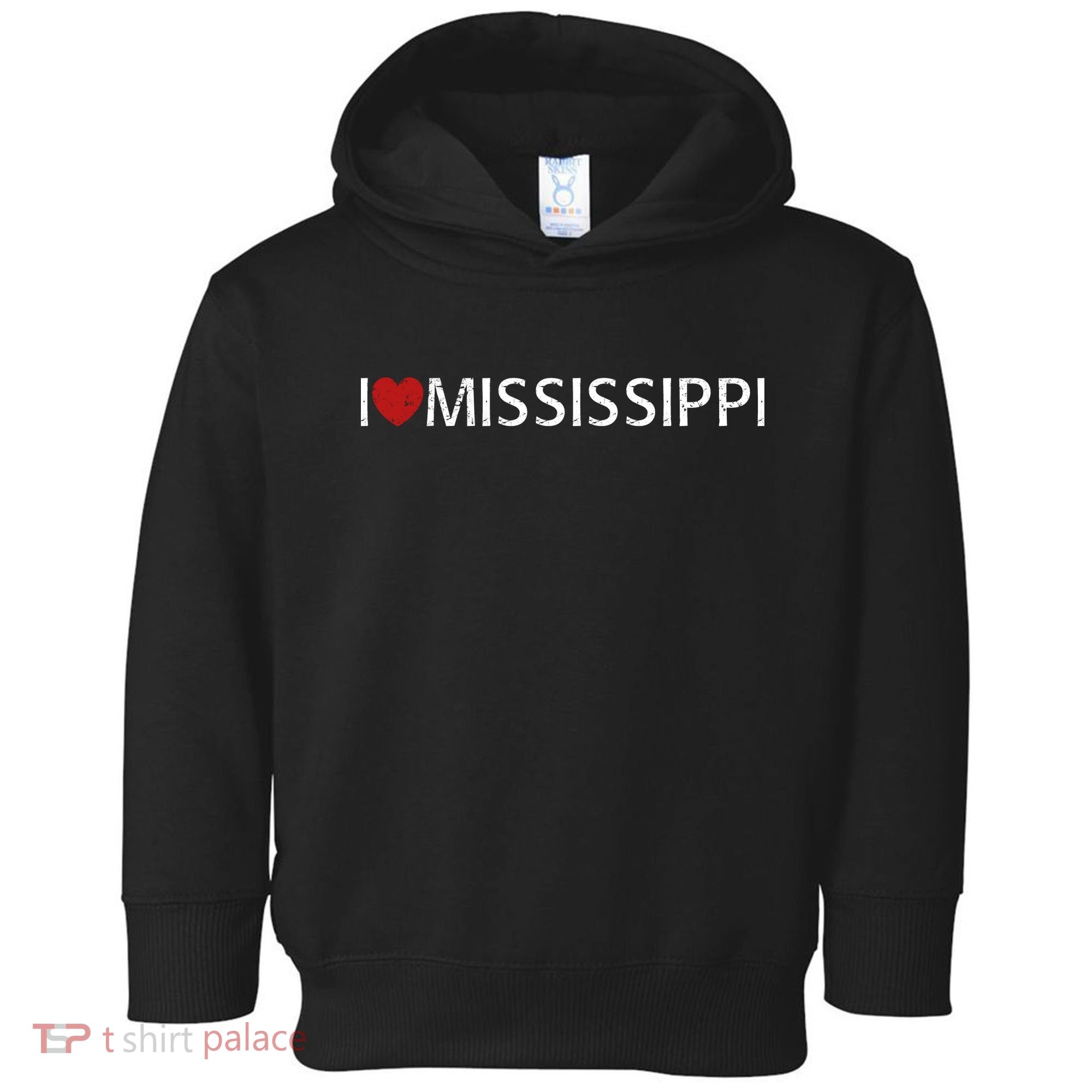 I Love Mississippi Toddler Hoodie