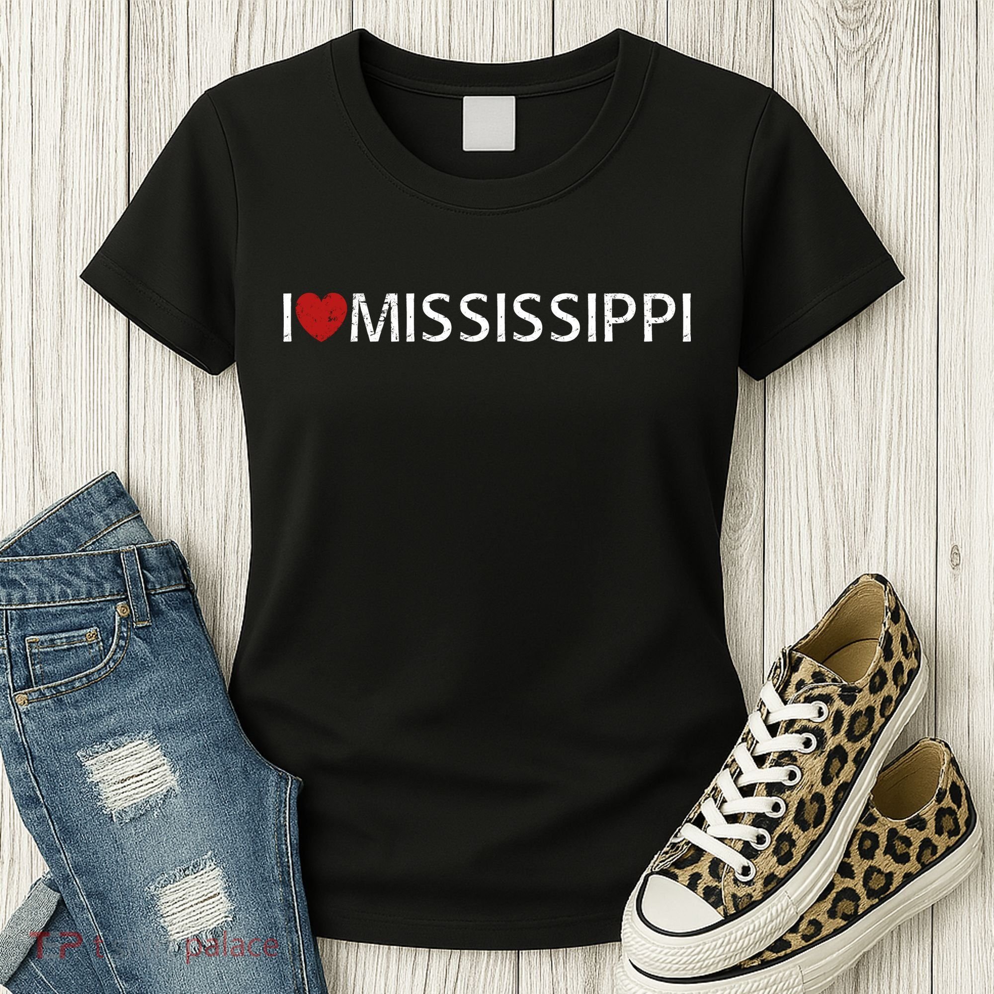 I Love Mississippi Women's T-Shirt
