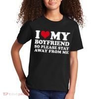 I Love My Boyfriend So Please Stay Away From Me Kids T-Shirt thumb 2