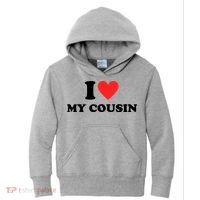 I Love My Cousin Kids Hoodie thumb 0