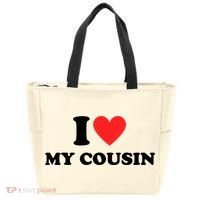 I Love My Cousin Tote Bag thumb 0