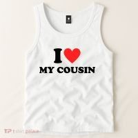 I Love My Cousin Tank Top thumb 2