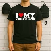 I Love My Girlfriend Gf I Heart My Girlfriend GF T-Shirt thumb 6