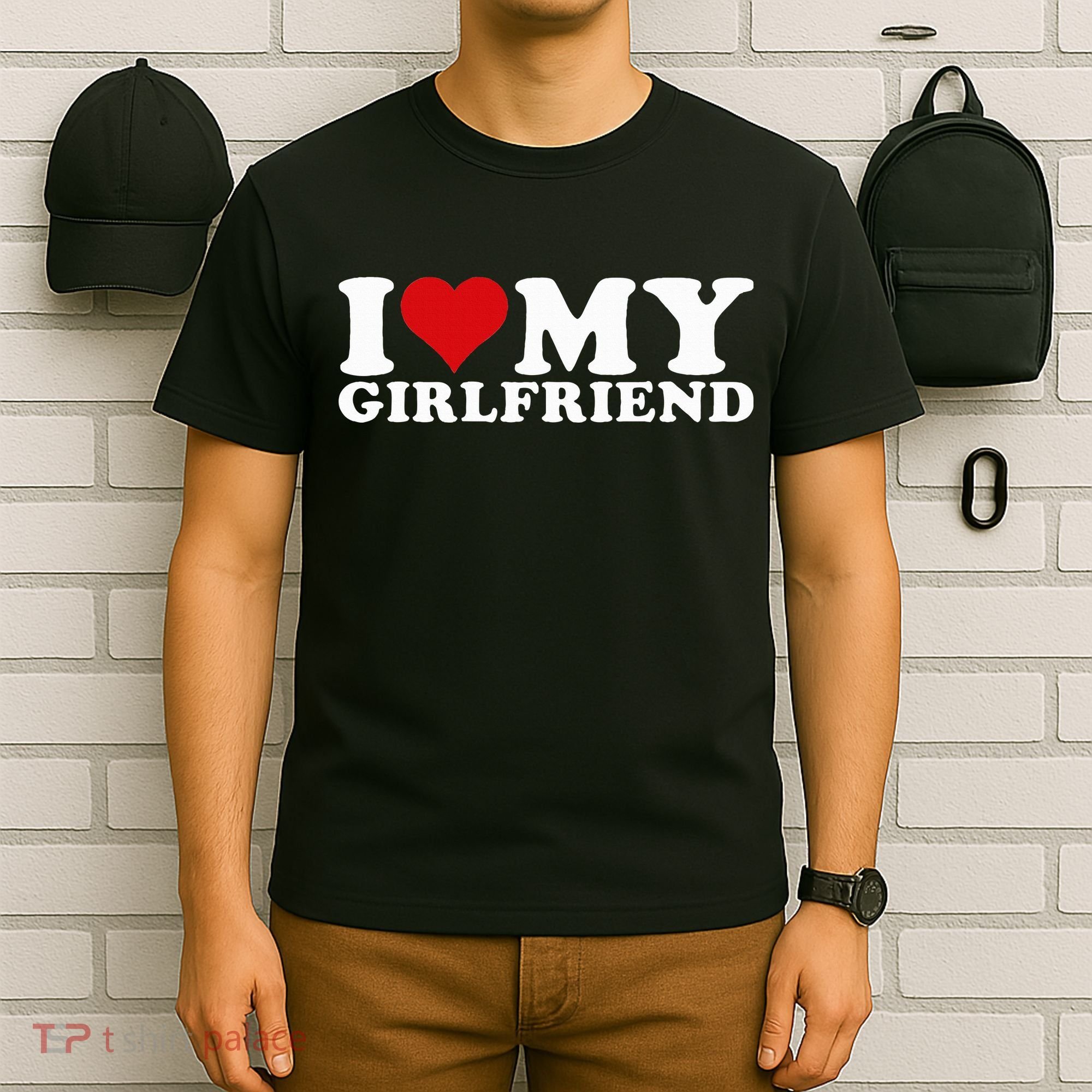 I Love My Girlfriend Gf I Heart My Girlfriend GF T-Shirt