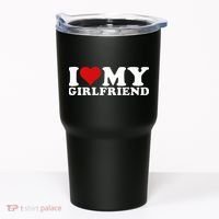 I Love My Girlfriend Gf I Heart My Girlfriend GF Tumbler thumb 0