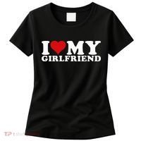 I Love My Girlfriend Gf I Heart My Girlfriend GF Women's T-Shirt thumb 0