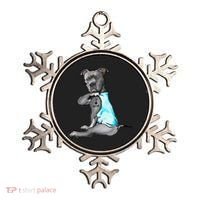 I Love Mom Tattoo Pitbull Dog Lover  Gift Pitbull Mom Ornament thumb 0