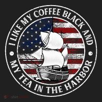 I Like My Coffee Black And My Tea In The Harbor Us History Beanie thumb 2
