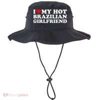 I Love My Hot Brazilian Girlfriend Bucket Hat thumb 0