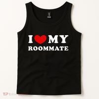 I Love My Roommate I Heart My Roommate Tank Top thumb 2