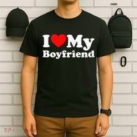 I Love My Boyfriend, Love Boyfriend T-Shirt thumb 6
